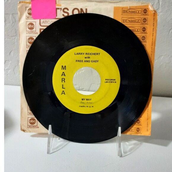 This is a 45RPM vinyl record Larry Reicher ~Vintage~ - Picture 2 of 4